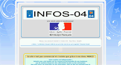 Desktop Screenshot of infos04.com